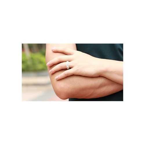 BAGUE BIJOU HOMME ADO ANNEAU ACIER NEUVE BIBLE PRIERE NOTRE PERE