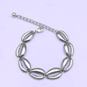 Bracelet en forme de Coquillage Pour Femme en Acier Inoxydable Bohème Fashion Été