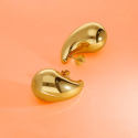 WOMEN WALL DROP EARRINGS WOMEN STAINLESS STEEL GOLDED GOLD END GOLF