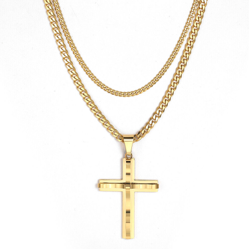 Colliers pendentif homme croix : parure alliant religion et style