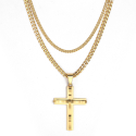 Colliers pendentif homme croix : parure alliant religion et style