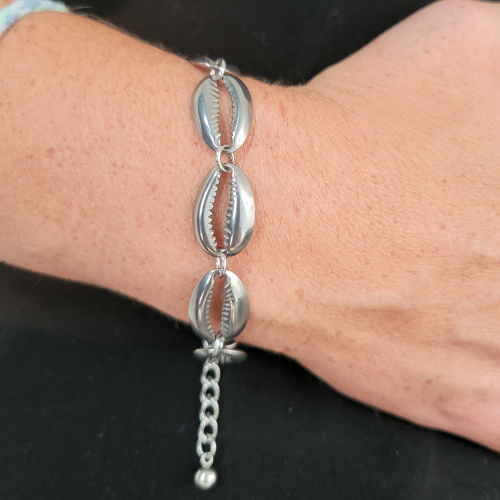 Armband Coquillage für Frauen in Edelstahl Böhmische Mode Sommer Trend