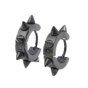 Pendientes de par para hombres Steel Black Picks Gothic Trendy