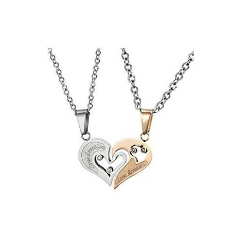Pendentifs + Chaine Coeur