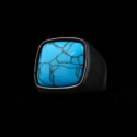 Men's turquoise stone knight : Affirm your style