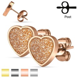 Pendientes elegantes para mujer de acero adolescente