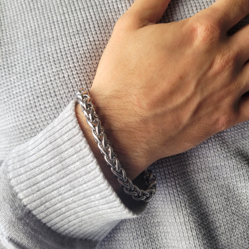 Geflochtenes Palm-Mesh-Armband für Männer