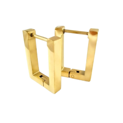 Minimalistas rectangulares rectangulares rectangulares con bisagras rectangulares doradas bajas con acero inoxidable de oro fina