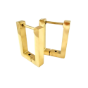 Minimalist Rectangular Rectangular Hinged Women's Gar Low Golden Rectangular Hinges with Final Gold Stainless Steel