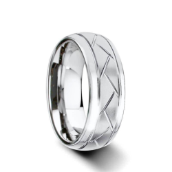 Alleanza di nozze maschile personalizzata