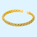 Jonc Open Wristband Armband für Frauen in Gold Gold Gold Gold
