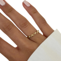 Original Gold Ring Woman Stainless Steel Golden Stainless Steel Fine Maria