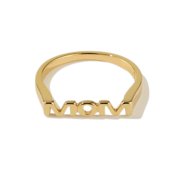 Mom Original Gold Woman Ring in Stainless Steel Gold Gold...
