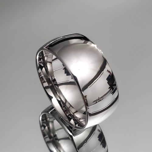 Wedding band ring for men stainless steel large...