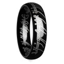 Ring Lord Ring for Women in Tungsten Black - Ring Lord of the Ring 6mm