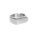 Anillo de hombres para la bandeja de flecha cuadrada de triángulo personalizable para hombre