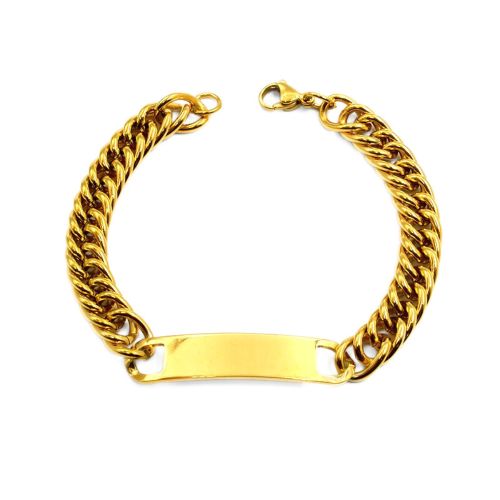 Gourmet-Armband Herren Gourmet Herren Gourmet Edelstahl 9mm 21cm