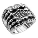 BAG FOR MEN MASSIVE STEEL MOTHER SKULL MOTO BIKER GOTH GOTH NOW 8014