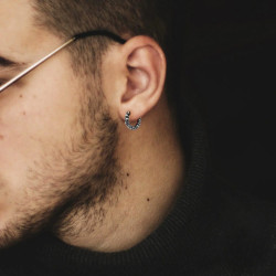 Men's Earrings Multi Heads - Creoles Stainless Steel Death Heads