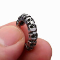 Men's Earrings Multi Head Heads - Creoles Stainless Steel Death Heads