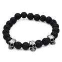 Washstone bracelet with death head: sublime your wrist