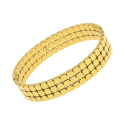 Pulsera Jonc de mujer moderna de acero inoxidable oro - Jonc Pattern geometric Square