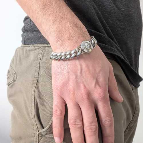 Kubanisches Totenkopf-Armband für Herren: Verschönern Sie Ihr Handgelenk