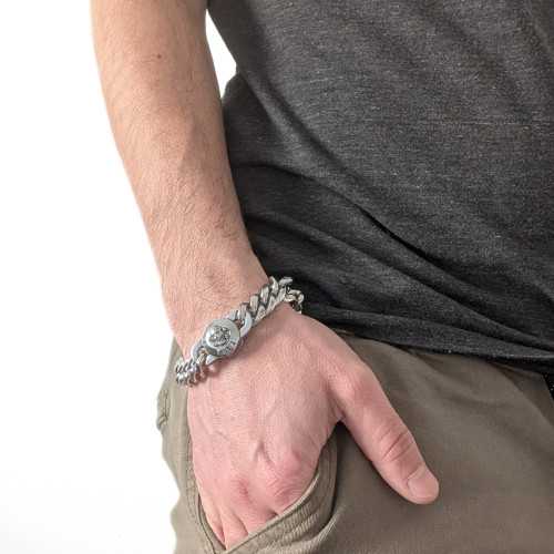 Kubanisches Totenkopf-Armband für Herren: Verschönern Sie Ihr Handgelenk