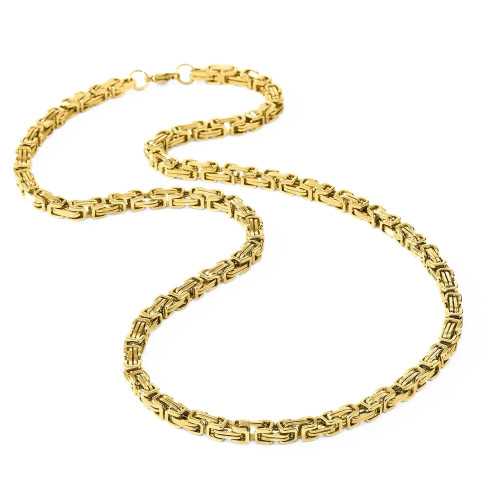 Rapper in acciaio inossidabile Bling-Bling dell'oro della catena degli uomini bizantini - Diametro della scelta