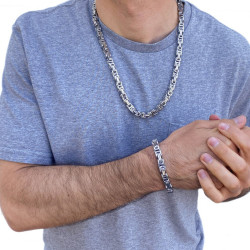 Coin und Armband Armband Byzantinische Silber für Männer...