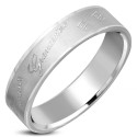 Ring ring for men ADO WOMAN STEEL Language Chinese characters