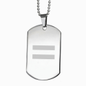 Collana Pendant Militare Piatto di identità maschile in acciaio per personalizzare