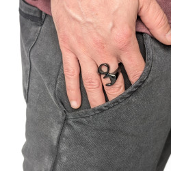 Ringring für Männer ADO Edelstahl original neuem Bolzen CLE mechanisches Rad 2