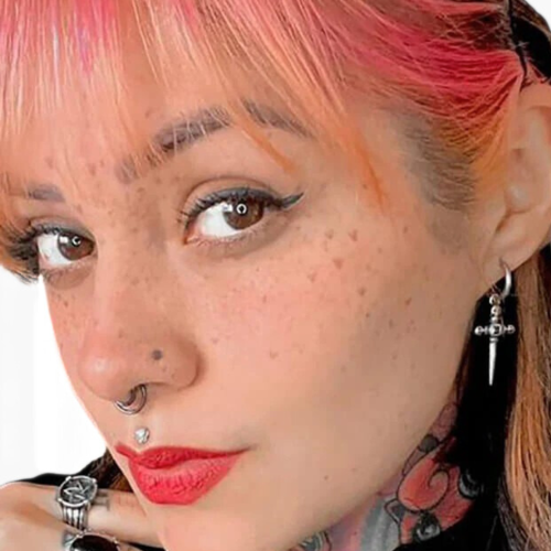 Pendientes para Mujer con Espada Cabezas de Muerte Colgante - Criollos de Muerte Cabezas de Acero Inoxidable