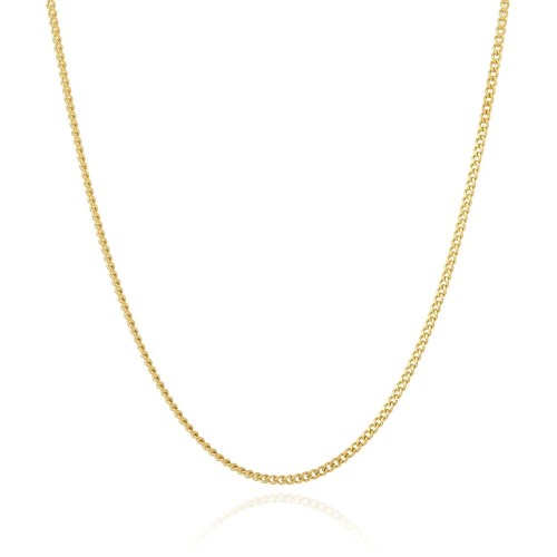 Men's Cross Pendant Necklace Steel to Customize Color Gold with its Cuban Chain