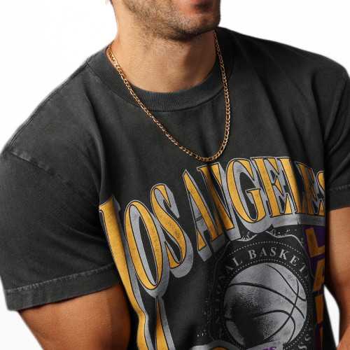 Cadena de Figaro para Hombres Hecho de Acero Inoxidable Ancho de Oro 5mm y Longitud 60cm