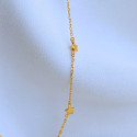 Necklace Necklace With Pampillas Stars Woman in Stainless Steel Gold Gold Fine - Length 47cm