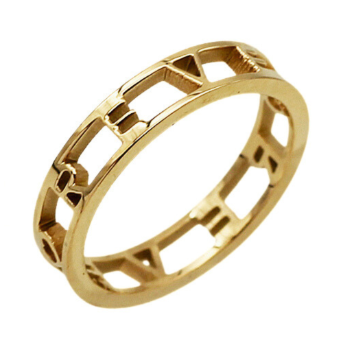 Donna anello openwork con sogno di parola in acciaio inox dorato - anello bohémien