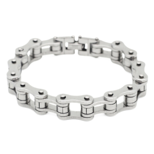 Silber Motorrad-Fahrradkette Armband - Gourmette Mann Biker-Biker-Edelstahl 21cm
