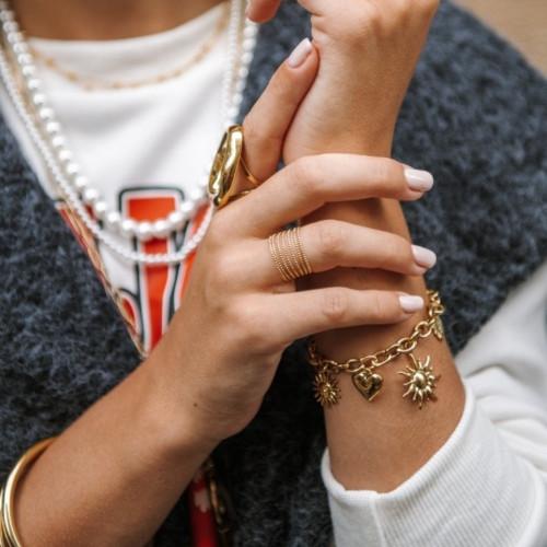 Adjustable Multi Range Female Female Stainless Steel Gold Fine Adjustable Open Stainless Steel