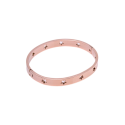 Star Star Star Star Straight Armband Edelstahl Rose Gold Farbe