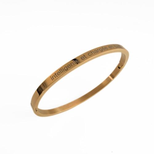 Women's Wife ADO Stainless Steel Woman Engraved With Intelligent Ref and Low Low Bilouki