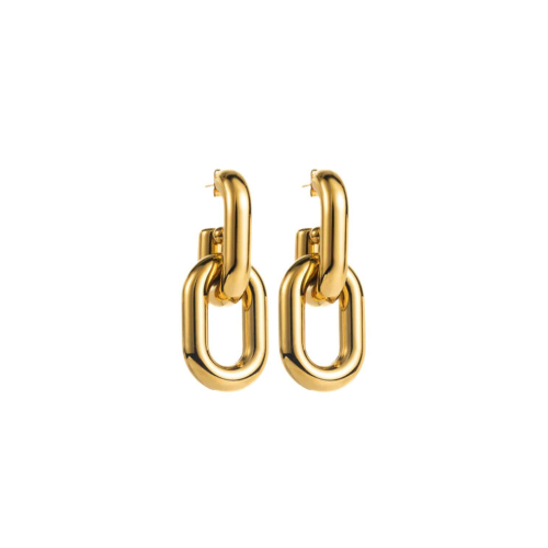 Women's Earrings Tenacons In Stainless Steel Gold