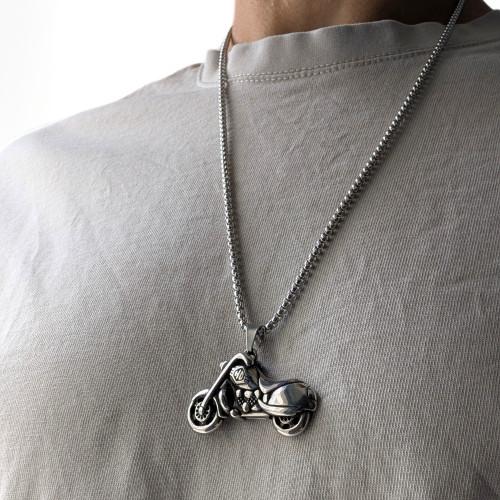 Motorcycle Pendant and Stainless Steel Biker Biker Harley Davidson HD