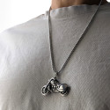 Motorcycle Pendant and Stainless Steel Biker Biker Harley Davidson HD