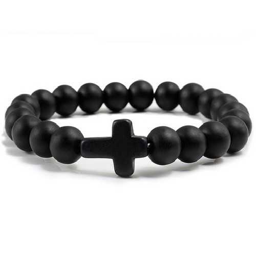 BRACELET GOURMETTE POUR HOMME EN VERITABLE CUIR ET FERMOIR ACIER 316L PROMO NEUF