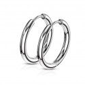 Fine Earrings for Women Man Steel Crown Crops 12mm