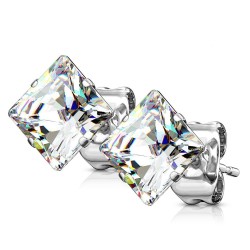 Accendi per uomo ADO ADO per uomo ADO CLIP ACCIAIO STRUTTO ZIRCON Neuve Diametro bianco Diametro 5mm 8mm ..