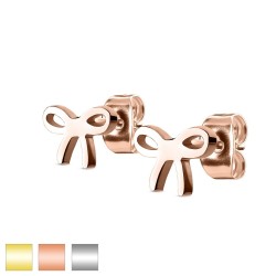 Stahl-Frauen-Ohrringe | Chic Chic Chips unendlich Symbol