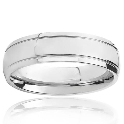 Frauen Hochzeits-Allianz-Ring-Edelstahl 6mm
